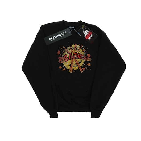 The Big Bang Theory Herr Bazinga Explosion Sweatshirt 3XL Svart Black 3XL