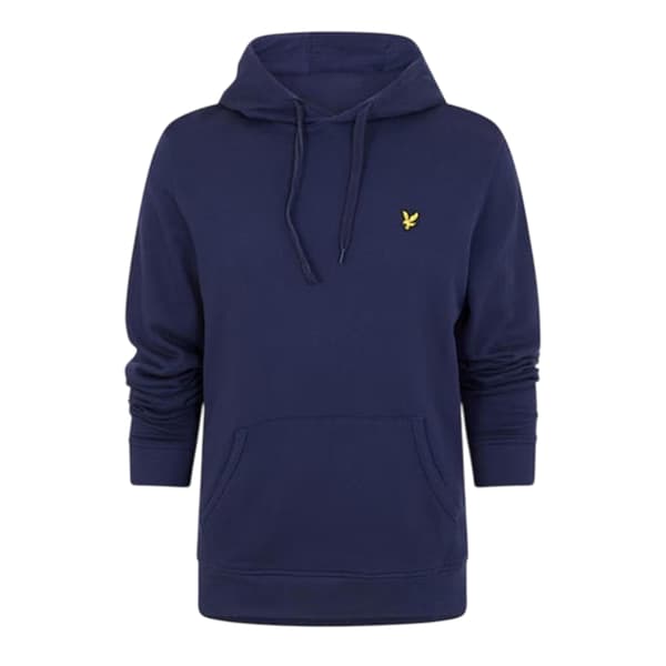 Lyle & Scott Herrbroderad Logohuvtröja L Marinblå Navy L