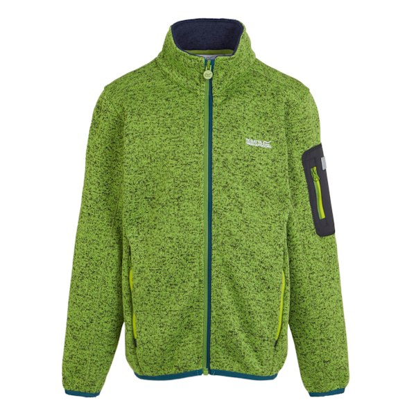 Regatta Barn/Barn Newhill Fleecejacka 9-10 År Piquant Piquant Green/Moroccan Blue 9-10 Years