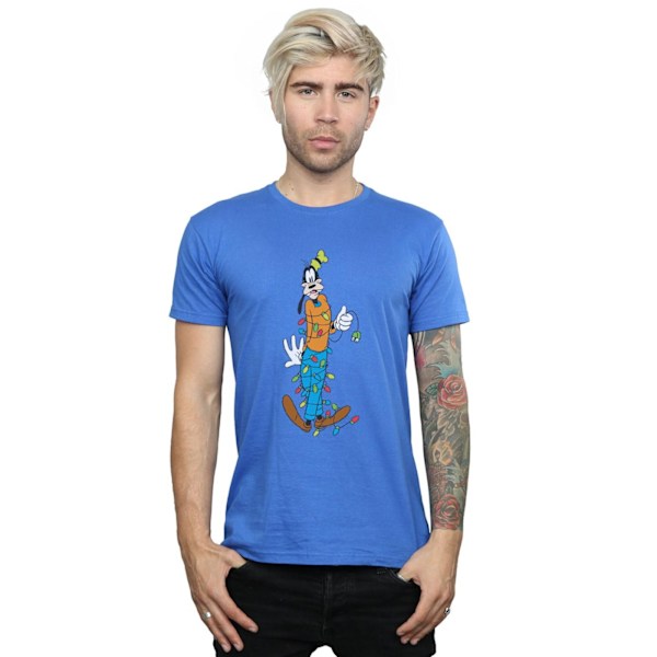 Disney Goofy Julbelysning T-shirt L Marinblå Navy Blue L