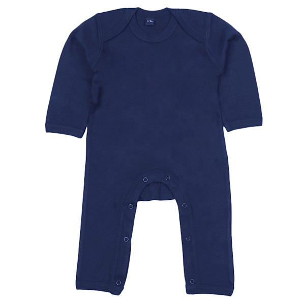 Babybugz Baby Long-Sleeved Babygrow 12-18 Months Nautical Navy Nautical Navy 12-18 Months