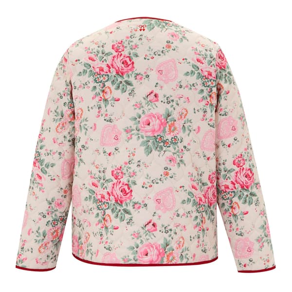 Regatta Dam Cath Kidston Hackney Rose quiltad vadderad jacka Cream 20 UK