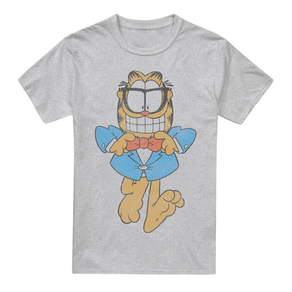 Garfield Herr Dapper Cat T-Shirt L Sport Heather Sport Heather L