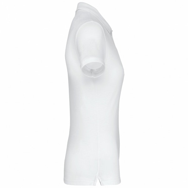 WK. Designed To Work Dam/Dam Piqué Antibakteriell Pikétröja White 14 UK