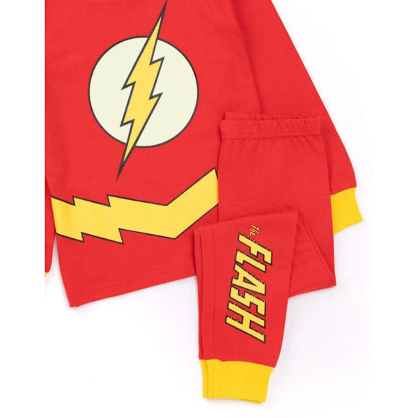 The Flash Barn/Barn Logo Glow In The Dark Pyjamas Set 10-11 Red 10-11 Years