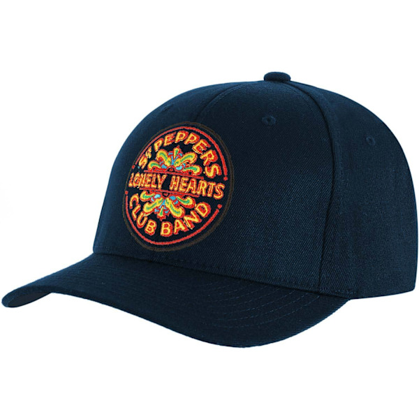 The Beatles Unisex Vuxen Sgt Pepper Basebollkeps En Storlek Marinblå Navy Blue One Size