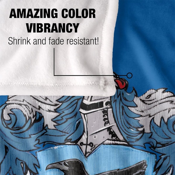 Harry Potter Ravenclaw Broderat Vapen Filt One Size Multicol Multicoloured One Size
