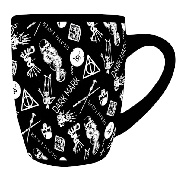 Harry Potter Mugg och Strumpset Mörka Konster One Size Svart/Vit Black/White One Size