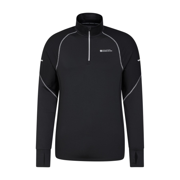 Mountain Warehouse Mens Control Half Zip Midlayer M Svart Black M