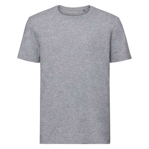 Russell Collection Herr T-shirt i ekologisk bomull XS Light Oxford Grey Light Oxford Grey XS