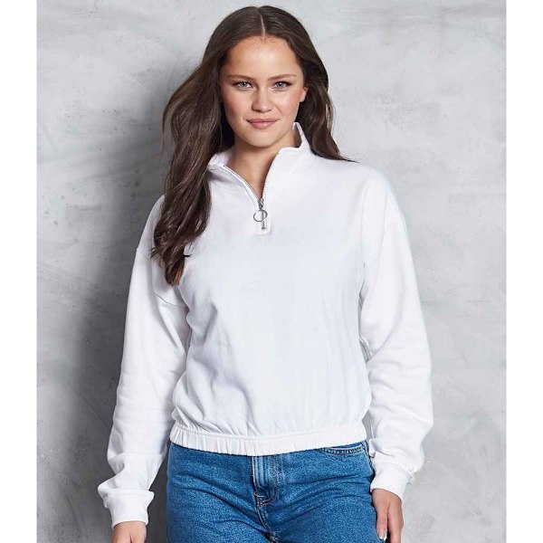 Awdis Croppad tröja för damer XS Arktisk vit Arctic White XS