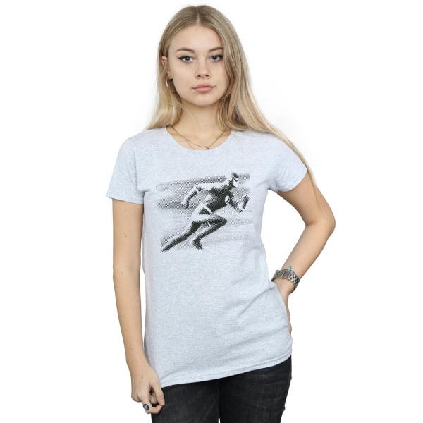DC Comics Dam/Dam The Flash Spot Racer Bomull T-shirt MS Sports Grey M