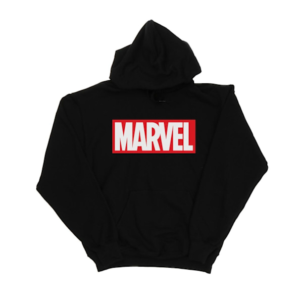 Marvel Comics Boys Classic Logo Hoodie 3-4 år Svart Black 3-4 Years