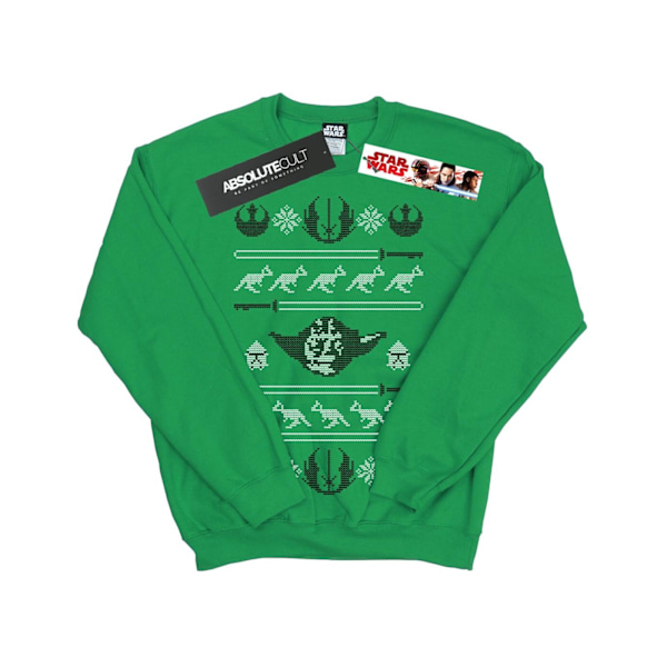 Star Wars Yoda Jultröja Tauntauns Herr XXL Irländsk Grön Irish Green XXL