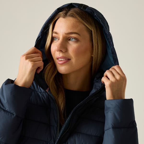 Regatta Amara vadderad jacka för dam, storlek 12 UK, marinblå/dovblå Navy/Dusky Blue 12 UK