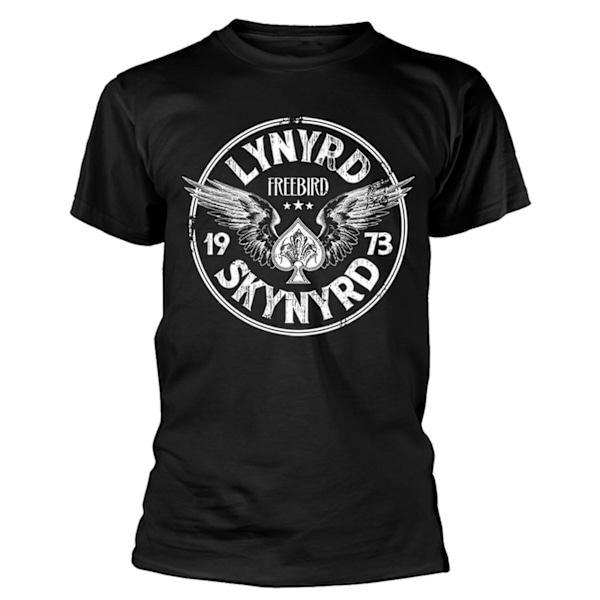 Lynyrd Skynyrd Unisex Adult Bird '73 Wings Bomull T-shirt S Black S