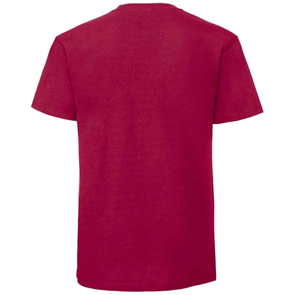 Fruit Of The Loom Herr Iconic 195 Ringspun Premium T-shirt S UK Cranberry S UK