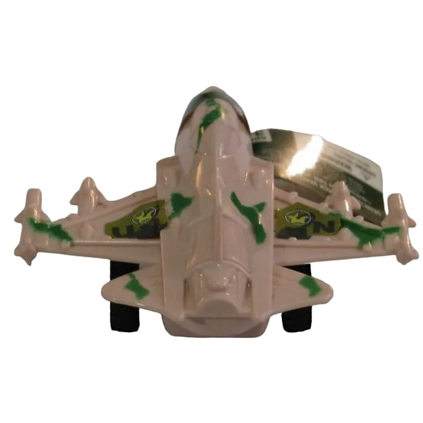 Amscan Fighter Jet Pull Back Toy One Size Cream/Green Cream/Green One Size