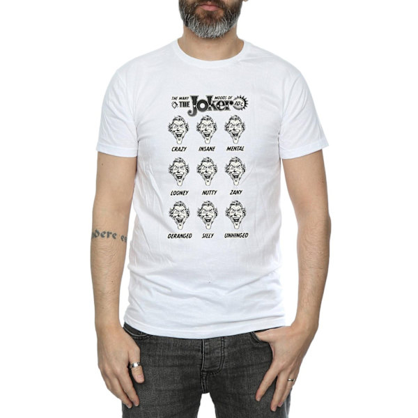 DC Comics Herr The Joker The Many Moods Of The Joker T-Shirt L White L