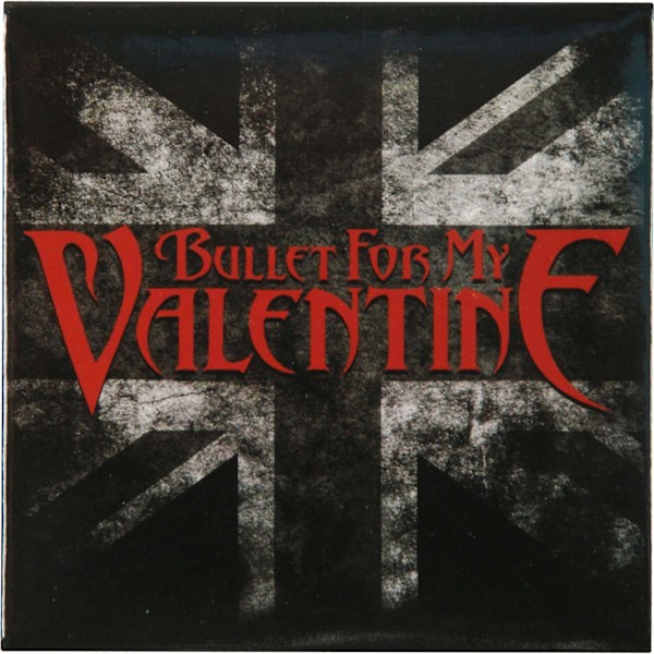 Bullet For My Valentine Union Jack Kylskåpsmagnet En Storlek Svart Black/Red One Size
