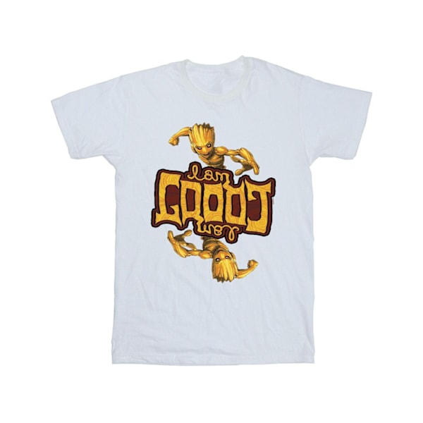 Marvel Herr Guardians Of The Galaxy Groot Inverted Grain T-Shir White M