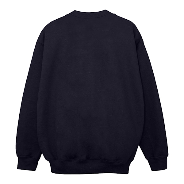 Disney Girls Lilo And Stitch Ohana Graffiti Sweatshirt 12-13 år Navy Blue 12-13 Years