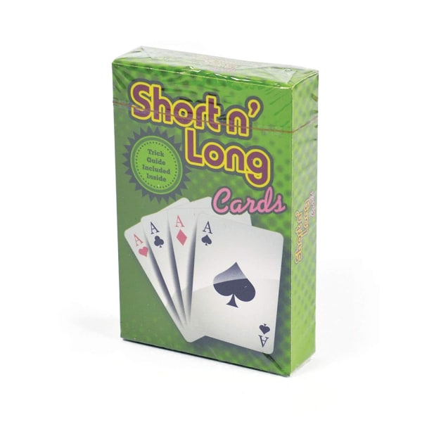 Bristol Novelty Short N` Long Cards Magic Trick One Size Multic Multicoloured One Size
