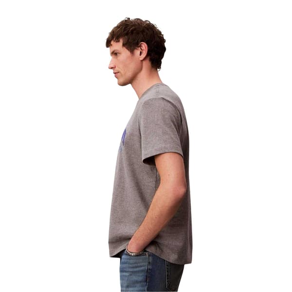 Calvin Klein Herr Logotyp T-shirt S Medium Ljusgrå Medium Heather Grey S
