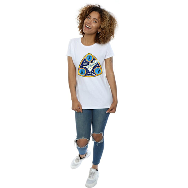 NASA Dam/Kvinnor Klassisk Spacelab Life Science Bomull T-shirt White S