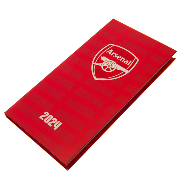 Arsenal FC 2024 Dagbok En Storlek Röd/Vit Red/White One Size