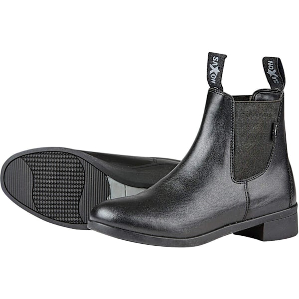 Saxon Unisex Syntovia Jodhpur Boots 4 UK Svart Black 4 UK