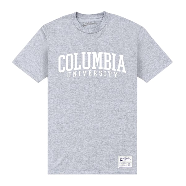 Columbia University Unisex Script T-shirt S Heather Grey Heather Grey S