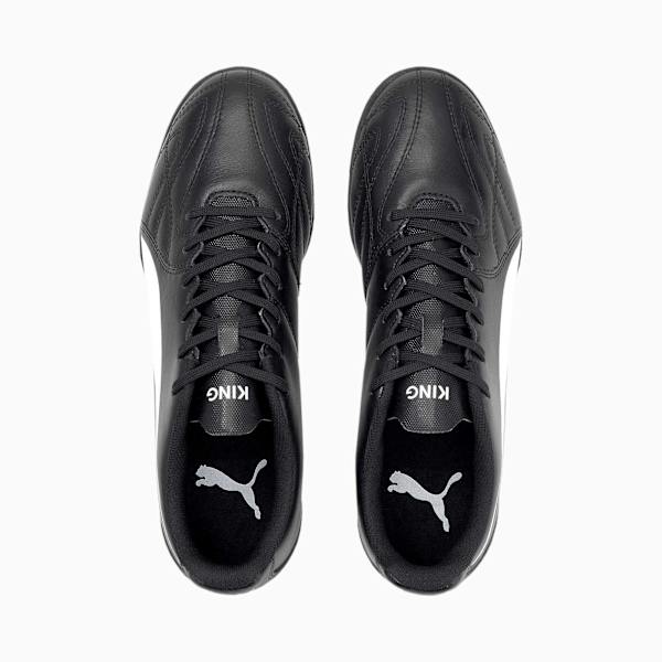 Puma King Hero 21 TT Läder Astro Turf Tränare 7 UK Svart Black/White 7 UK
