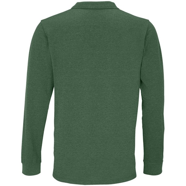 SOLS Unisex Adult Planet Piqué Long-Sleeved Polo Shirt XL Bottl Bottle Green XL