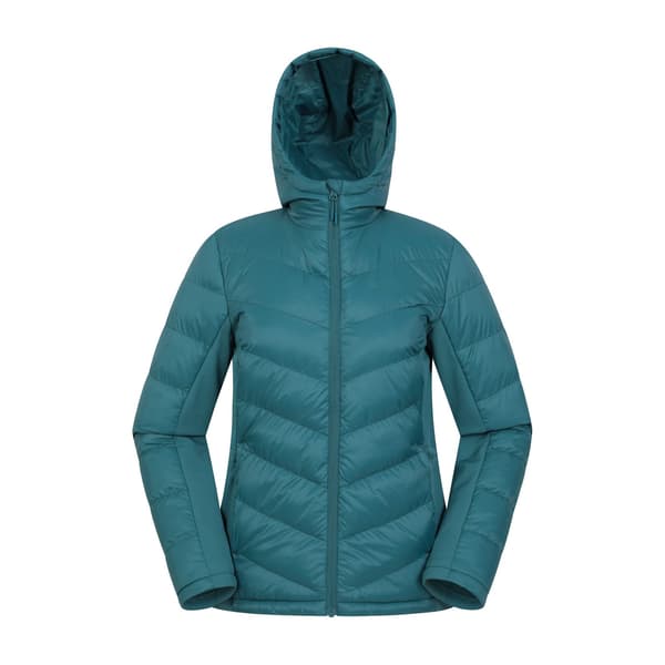 Mountain Warehouse Turbine Vadderad Softshelljacka för Dam Teal 8 UK