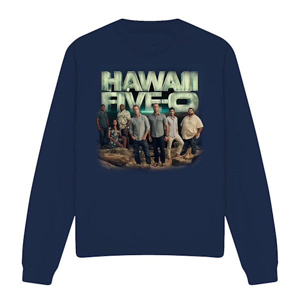 Hawaii Five-0 Unisex Vuxen Cast Sweatshirt M Marinblå Navy M