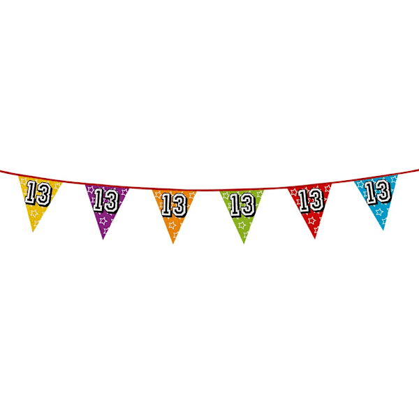 Boland Flag 13:e födelsedagsvimpel En storlek Flerfärgad Multicoloured One Size