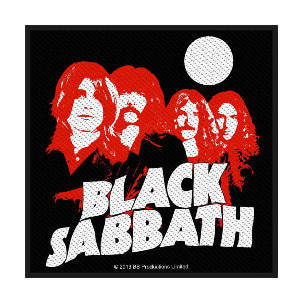 Black Sabbath Portraits Patch One Size Svart/Röd/Vit Black/Red/White One Size