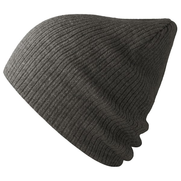 Atlantis Unisex Vuxen Brad Återvunnen Slouch Beanie One Size Mörk Dark Grey Melange One Size