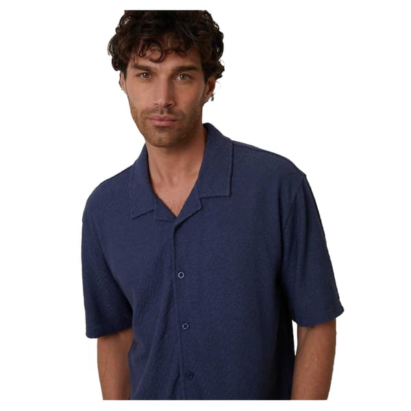 Threadbare Herrskjorta Selkirk Relaxed Fit M Denim Denim M