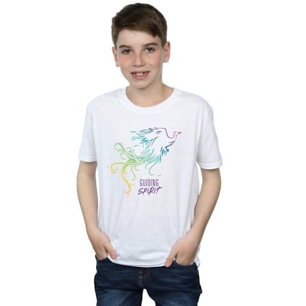 Disney Boys Mulan Movie Phoenix Guiding Spirit T-Shirt 9-11 år White 9-11 Years