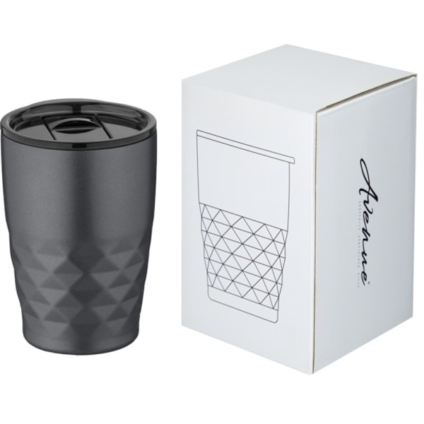 Avenue Geo Isolerad Mugg 12 x 8,5 cm Grå Grey 12 x 8.5 cm