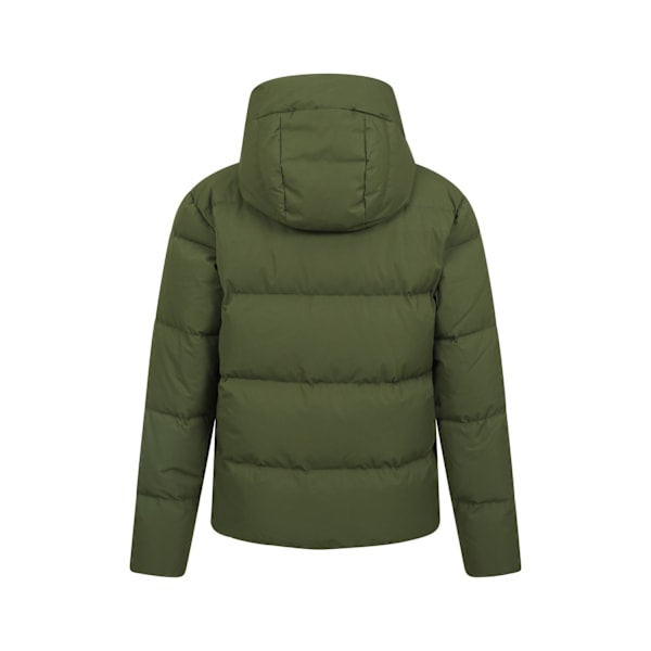 Mountain Warehouse Dam/Damer Cosy Extreme Short Down Jacket Khaki Green 8 UK