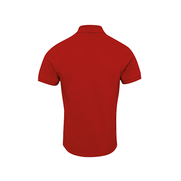 Premier Mens Coolchecker Plus Pique Polo Med CoolPlus 4XL Röd Red 4XL