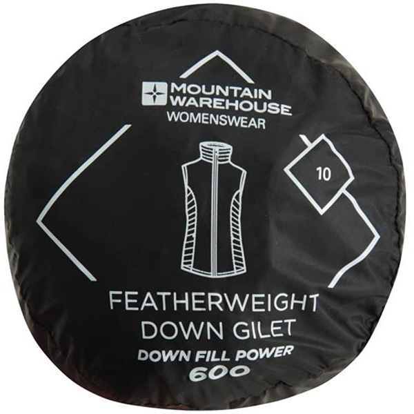 Mountain Warehouse Dam/Dam fjädervikt Gilet 14 UK Blac Black 14 UK