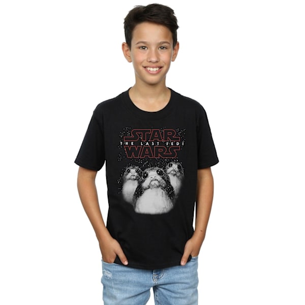 Star Wars: The Last Jedi Boys Porg Bomull T-shirt 9-11 år Bl Black 9-11 Years