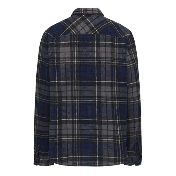 SoulCal Herr Rutig Polyester Shacket S Marinblå Navy S