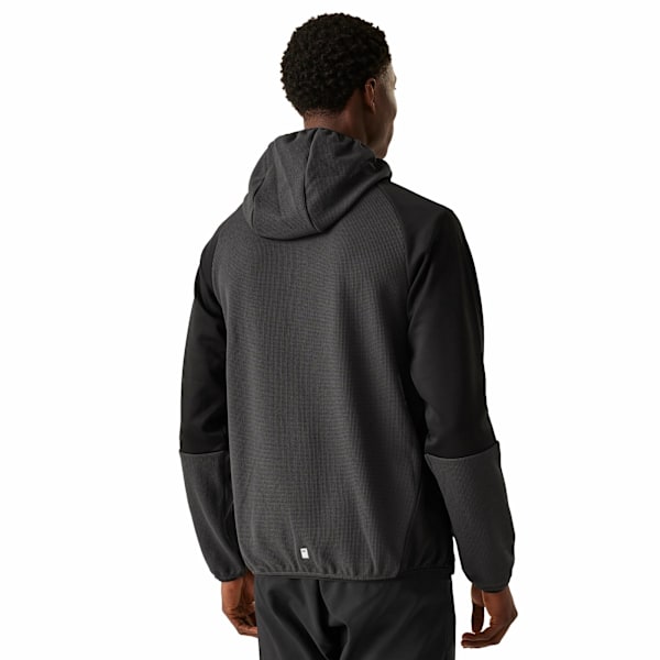 Regatta Molaris Full Zip Fleecejacka för Herr S Ash/Black Ash/Black S