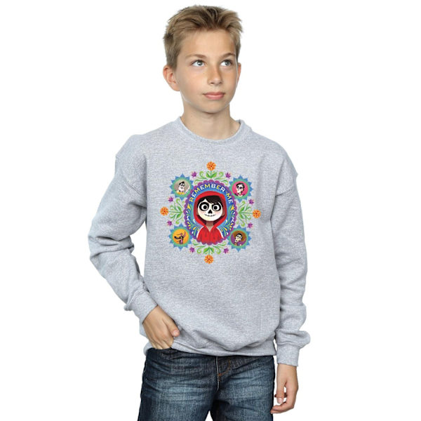 Disney Boys Coco Remember Me Sweatshirt 5-6 år Sports Grey Sports Grey 5-6 Years