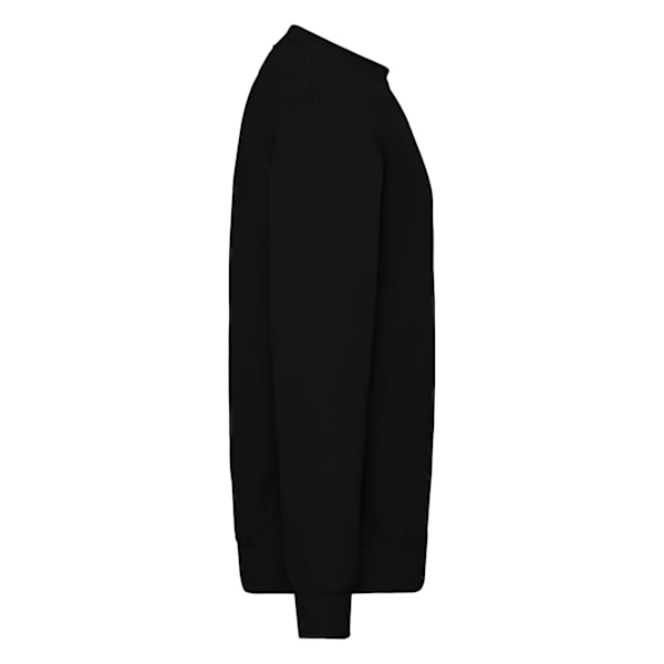 Fruit of the Loom Mens Classic 80/20 Set-in Sweatshirt 4XL Svart Black 4XL